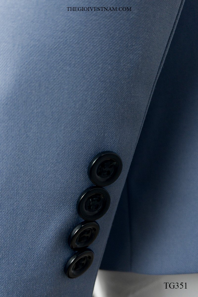 Bộ suit xanh dương nhạt một nút TG351 #5